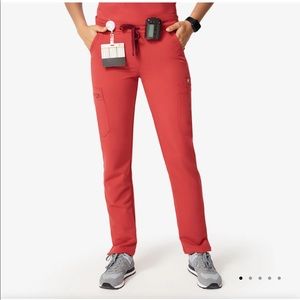 FIGS Yola Skinny Scrub pants in Clay